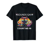 Sounds Drapeau Arc-en-Ciel « Count Me in LGBT Gay Pride » T-Shirt