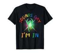 Sounds Gay I'm in | Funny Frog Gay LGBTQ Pride Month T-Shirt