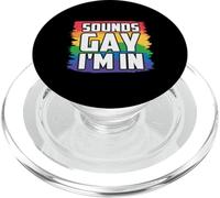 Sounds Gay I'm in Gay Lesbien Transgenre LGBT PopSockets PopGrip pour MagSafe