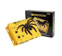 SOUNDSTREAM BX-10A Processeur de basses, restauration numérique du son, maximiseur et lecture, booster audio de voiture, jaune écrasé, noir mat