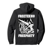 Soundsystem Free Party Tekno Art Spiral Freetekno Rave Tribe Sweat à Capuche