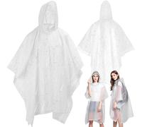 SoundZero Cape de Pluie EVA Imperméable Poncho Multifonctionnel 3-en-1 avec Capuche