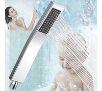 SoundZero Douchette Douche Salle de Bain, Pommeau Douche Anti Calcaire, Pommeau de Douche en Acier Inoxydable Résistant à La Rouille, Pommeau de Douche Haute Pression Pressurisé en Acier Inoxydable