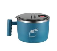 Soup Containers - 5.9x3.3 Inch Portable Leakproof Stainless Steel Dish With Lid | Bowl With Handle For Camping Picnic Outdoor Hiking Travel Work Office Long Drive | 304 Steel 1000ml Noodle Bowl Studen
