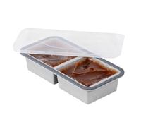 Soup Cubes Freezer Tray With Lid - Long Lasting Transparent Easy Release Tool,Leak-Proof And Visible Storage Freezer Trays With Lid | For Home Indoor Family Cooking Cocktails Freezing Whisky Food