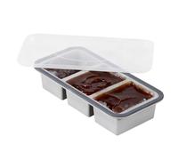 Soup Cubes Freezer Tray With Lid - Long Lasting Transparent Easy Release Tool,Leak-Proof And Visible Storage Freezer Trays With Lid | For Home Indoor Family Cooking Cocktails Freezing Whisky Food