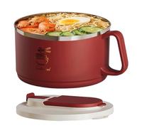 Soup Cup Salad Pot Lunch Container 1650ml Handles, Anti Scald Handle Fruit Home Office School Apartment Dorm Picnic Camping Meal Prep Storage Serving | Ideal Suitable Perfect Usages Scenarios