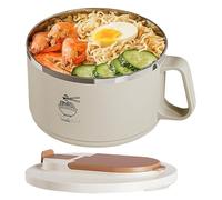 Soup Cup Salad Pot Lunch Container 1650ml Handles, Anti Scald Handle Fruit Home Office School Apartment Dorm Picnic Camping Meal Prep Storage Serving | Ideal Suitable Perfect Usages Scenarios