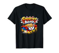 Soup-ER Hero Comic Bol à Soupe Paysage Urbain Volant T-Shirt