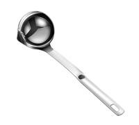 Soupage à huile en acier inoxydable La louche - Séponiateur d'huile de cuisine de qualité alimentaire, Spoon, filtre à graisse polyvalente | Lasse de sauce à la cuisson, skimmer des huiles