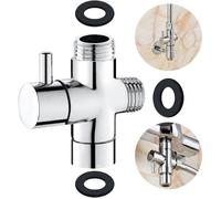 Soupape 3 Voies - LARGEIGHT - G12 - Laiton Massif - Chrome Poli - Adaptateur Inverseur