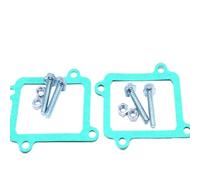 Soupape À Clapet Reed Valve Cage De Système De Valve À Lames Adaptée À La Plaque D'admission De Carburateur Pour Yam&aha YZ125, En Alliage D'aluminium(Gasket)