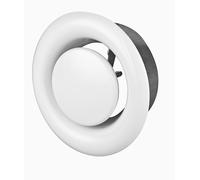 Soupape à disque Air extrait Air sortie 160 mm Valve à disque Diffuseur d'air