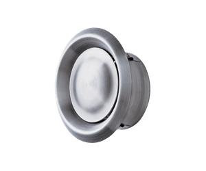 Soupape à disque en acier inoxydable TM-V2A 10 pour soufflage et reprise, DN100 de Maico - 0151.0374