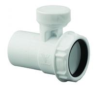 Soupape anti-vide -plastique - blanc Diamètre 40 mm VALENTIN