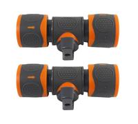 Soupape d'arrêt de Tuyau d'eau - Valve de Coupure de Tuyau | Séparateur de connecteur étanche pour Agriculteurs, jardiniers, arrosage, arrosage extérieur de Jardin