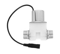 Soupape de Chasse pour Urinoir Dc 6v à Capteur, Hygiène sans Contact | ABS Cuivre Caoutchouc, Panneau Élégant, pour Salle de Bain et Rénovation, Lignes D'eau Urinoir