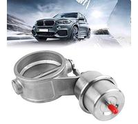 Soupape de commande d'échappement, Duokon Valve Universelle de Contrôle D'échappement de Voiture [Aspiration sous vide]2.5 "Convient aux Accessoires de Véhicule en Tuyau D de 63 mm(Fermer)