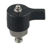 Soupape de décharge de pression pour pulvérisateur de mastic 7900 et 833 compatible avec Prime Switch 245103 Vanne de refoulement de vidange Argent Noir Construction en alliage d'aluminium