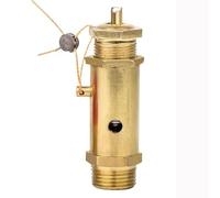 Soupape de décharge de sécurité en laiton à filetage mâle BSP, régulateur de pression for compresseur d'air(BSP1I4-7Bar)