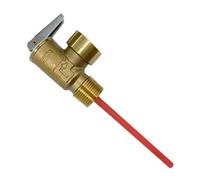 Soupape de Décharge Temperature Pression pour Camping-Car 100°C 10 Bar - Vanne De Sécurité Pour Reservoir Chauffe Eau - Dispositif Sécurité Installation Systèmes Chauffage Réservoirs Stockage Thermiqu
