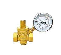 Soupape de maintien de pression d'eau en laiton 1/2 3/4 po, régulateur, soupape de décharge réglable, manomètre(1/2",Valve without Gauge)