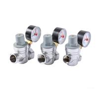 Soupape de réduction de pression robuste avec manomètre pour usage domestique et industriel (DN15)