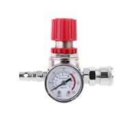 Soupape de régulation de pression pneumatique Régulateur de pression for compresseur d'air avec manomètre à cadran 0-180 PSI Manomètre air 0-12 bar