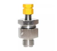 Soupape de remplissage d'azote haute pression pour accumulateur Copco 3115026200 avec raccord UNF12 et valve en métal d'entrée de gaz UNF516 pour un remplissage efficace du gaz dans l'industrie et