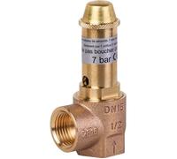 Thermador - Soupape de sécurité à membrane MF 1/2, tarage 7 bar, sanitaire Ø 15/21