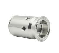 Soupape de sécurité à trois colliers de serrage de 1,5 "2" 1-3 bar, réducteur de pression réglable en acier inoxydable pour cuves de fermentation de brassage de bière(Ferrule OD 64mm,2 Bar)