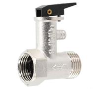 Soupape de sécurité avec corps en laiton et filetage de 30,5 cm pour soulager la pression de la chaudière, valve réglable pour protéger les systèmes d'eau fermés contre la surpression