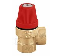 Caleffi Soupape De Sécurité 3/4” F/F 6 Bar Certifiée 311560 Laiton