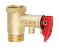 Soupape de sécurité en cuivre de haute qualité pour chauffe-eau électrique Haier et Midea - Fonction de décompression - Prévention des fuites - Construction robuste avec matériau en cuivre durable