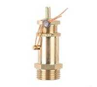 Soupape de sécurité en laiton et cuivre pour compresseur d'air, 1/2 pour BSP pour gestion de la pression de 8 kg, 16 kg (1/2 (12 kg)