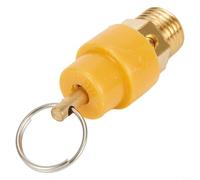 Soupape de sécurité en laiton pour compresseur d'air avec options de filetage BSP 1/4 3/8 1/2 pour système de pression conforme à la norme de sécurité (1/4)