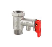 Soupape de sécurité for chauffe-eau électrique, 1/2 pouces (DN15), en cuivre, réduction de pression réglable, soulagement à ressort for système