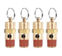 Soupape de sécurité pour compresseur d'air 1/4 NPT avec design anti-refoulement pour les besoins d'équipement électrique industriel et automobile (150 psi)