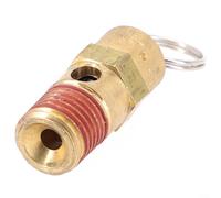 Soupape de sécurité pour compresseur d'air 14 NPT 125 PSI Valve en laiton avec ressort en acier inoxydable pour les champs de matériel, d'électricité et de construction (250 psi)
