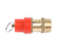 Soupape de sécurité pour compresseur d'air en laiton avec raccord BSP tailles 1/4 3/8 1/2" pour une fonction de libération de pression fiable (1/2)