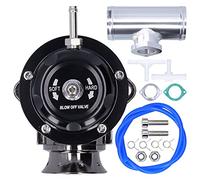 Soupape de Soufflage Turbo en Billette d'Aluminium,Soupape de soufflage Tuyau à 2,5 po Type-RS Universel SDD-BOVGRSBL FPG250(noir)