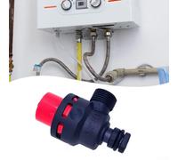 Soupape de surpression pour chaudière murale à gaz - Soupape de sécurité compatible avec four à gaz Ariston, construction en plastique, rouge/BL