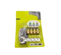 Soupape de surveillance de la pression des pneus de voiture avec système d'indicateur de pression visuel conçu pour s'activer à 36 PSI pour des lectures fiables (E)