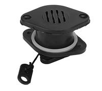 Soupape de Vidange de Bateau Gonflable en PVC, Soupape de Vidange de Bateau Noire Résistante à la Corrosion, Soupape de Vidange Remplaçable pour la Pêche Nautique