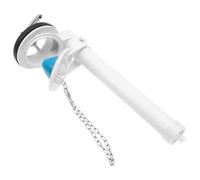 Soupape de Vidange pour Réservoir de Toilette, Plastique Blanc, Moderne | Installation Facile, Entretien Simple, Fiable et Discret, Compatible Pièces de Rechange pour Toilettes