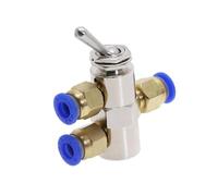Soupape d'échappement 2 positions, commutation à 5 voies, interrupteur de valve pneumatique mécanique cylindrique avec accessoires TAC2-4V(6MM)