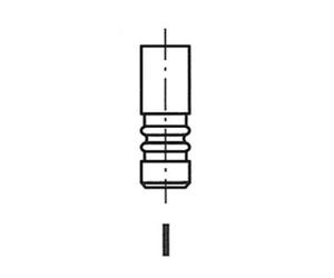 Soupape d'échappement FRECCIA R6509/RCR