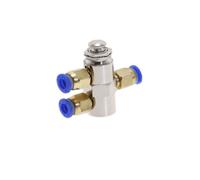 Soupape d'échappement TAC-4P 2 positions 5 voies ON/OFF filetage M5 poussoir W raccords 1 pièce(PC 6mm Fittings)