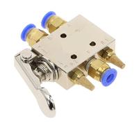 Soupape d'échappement TAC2-41P 2 positions 5 voies 1/8 pouce, levier de rappel à ressort à réinitialisation automatique, interrupteur de soupape pneumatique, 1 pièce(TAC2-41P-PC6MM)