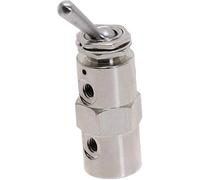 Soupape d'échappement TAC2-4V | Interrupteur de vanne pneumatique à air mécanique cylindrique, 2 positions, 5 voies, bascule